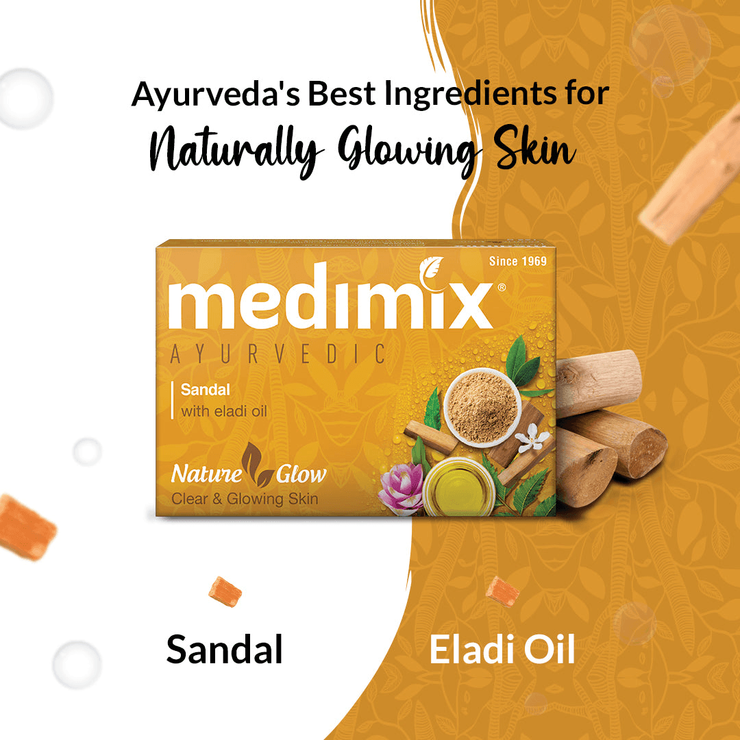 Medimix Ayurvedic Natural Sandal With Eladi Oil Soap - 125g - Pinoyhyper