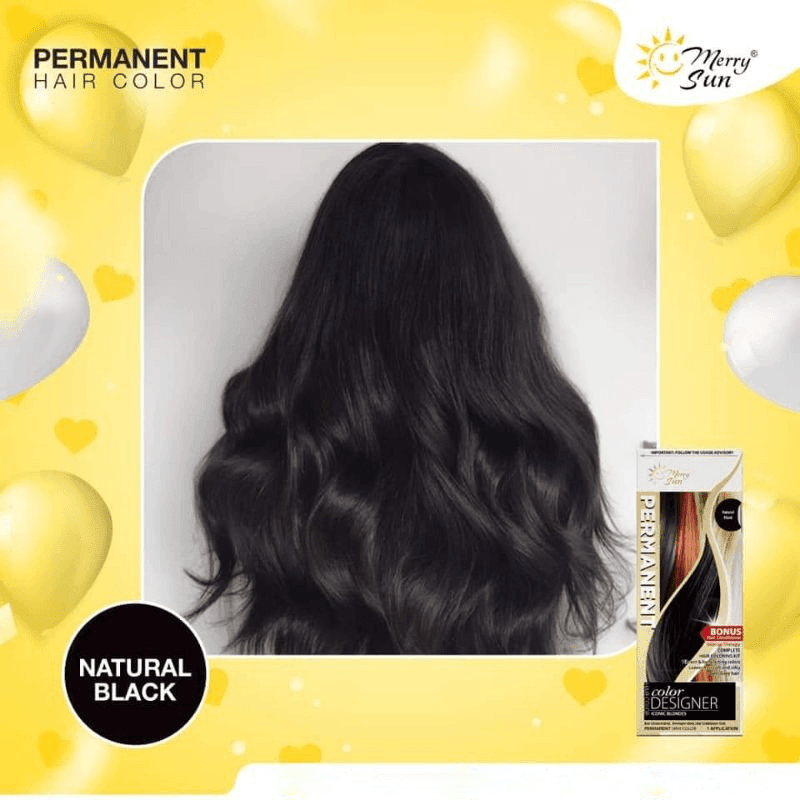 MerrySun Permanent Hair Color - Natural Black - Pinoyhyper