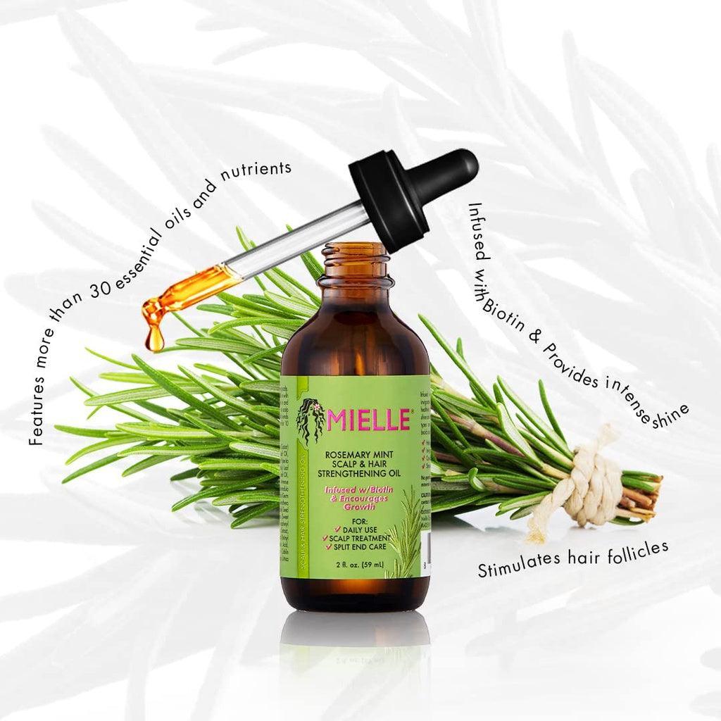 Mielle Organics Rosemary Oil Mint Scalp and Hair Strengthening Oil - 59ml - Pinoyhyper