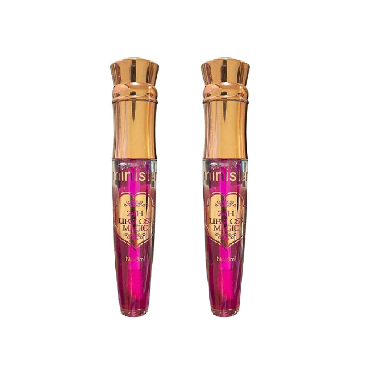 Ministar 24h Lipgloss Magic Comfortable To Wear - 8ml x 2 Pcs - Pinoyhyper