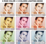 MJ-30 RGB LED Soft Ring Light With Stand-Selfie Light - Pinoyhyper