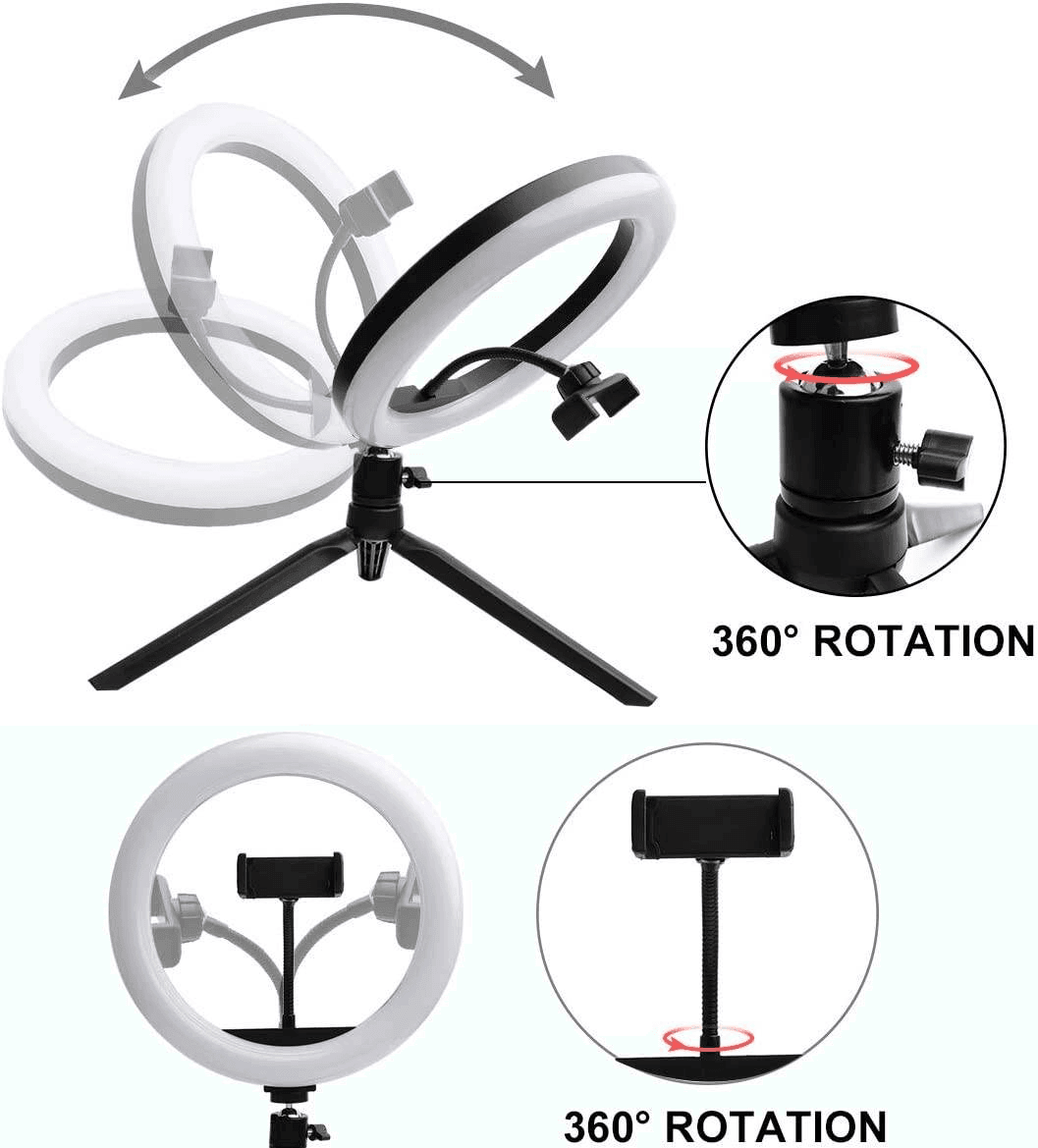 MJ-30 RGB LED Soft Ring Light With Stand-Selfie Light - Pinoyhyper