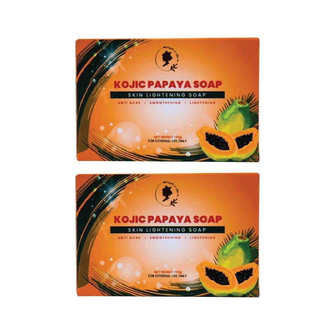 MJ Brilliant Kojic Papaya Soap - 135g x 2 - Pinoyhyper