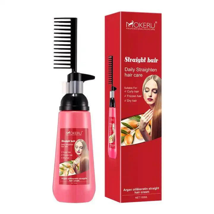 Mokeru Argan Oil & Keratin Straight Hair Cream - 150ml - Pinoyhyper