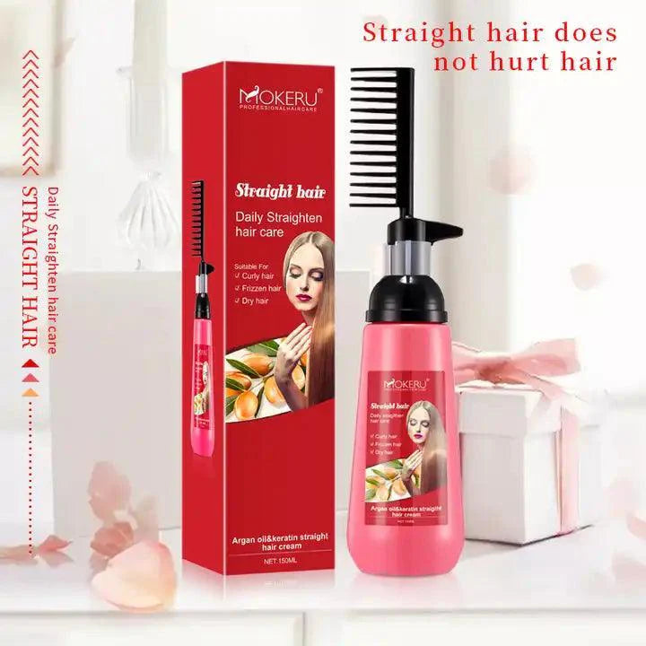 Mokeru Argan Oil & Keratin Straight Hair Cream - 150ml - Pinoyhyper