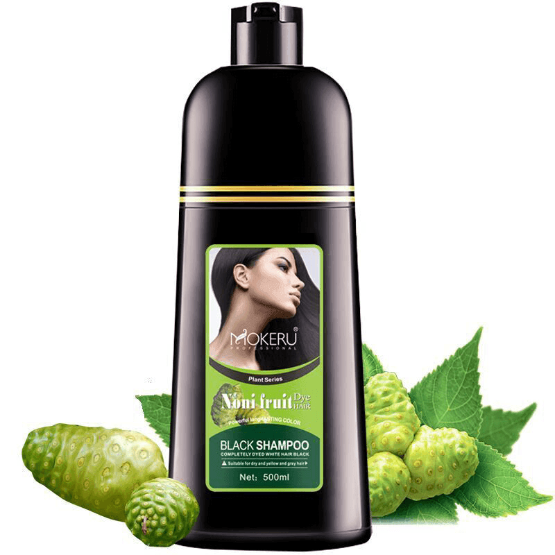 MOKERU Shampoo Noni Fruit Black Hair Dye - 500ml - Pinoyhyper