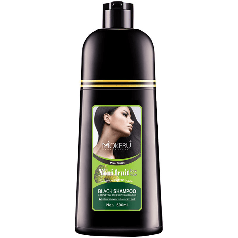 MOKERU Shampoo Noni Fruit Black Hair Dye - 500ml - Pinoyhyper