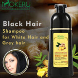 Mokeru Shampoo with Ginger Essence Black Hair Dye Shampoo - 500ml - Pinoyhyper