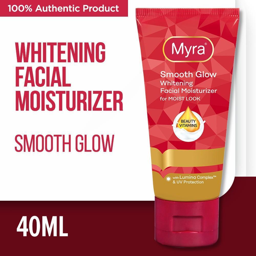 Myra Smooth Glow Whitening Facial Moisturizer 40ml - Pinoyhyper