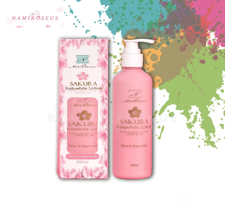 Namiroseus Sakura Instawhite Hand & Body Lotion - 250ml - Pinoyhyper