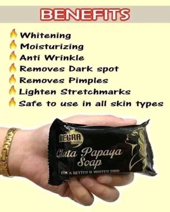 Negra Ultima Gluta Papaya Soap - 70g - Pinoyhyper