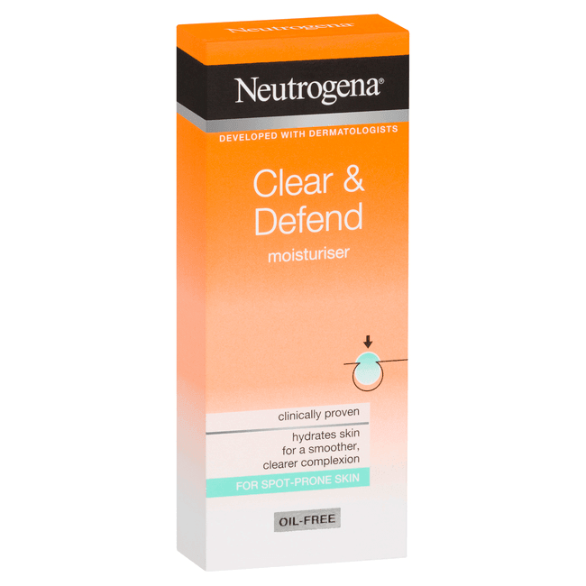 Neutrogena Clear & Defend Daily Moisturiser Oil Free - 50ml (Original) - Pinoyhyper