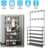 New Simple Floor Clothes Rack - 5 Layer 80 Wide Shoe Rack - Pinoyhyper