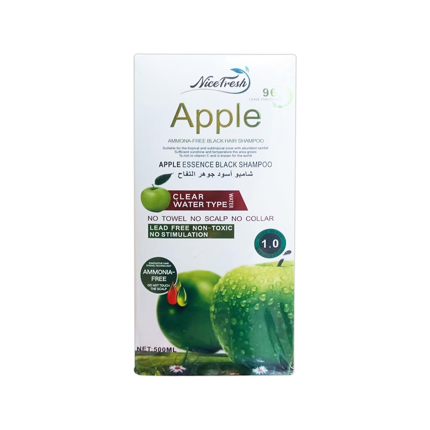 Nice Fresh Apple Essence Black Shampoo (1.0) - 500ml - Pinoyhyper