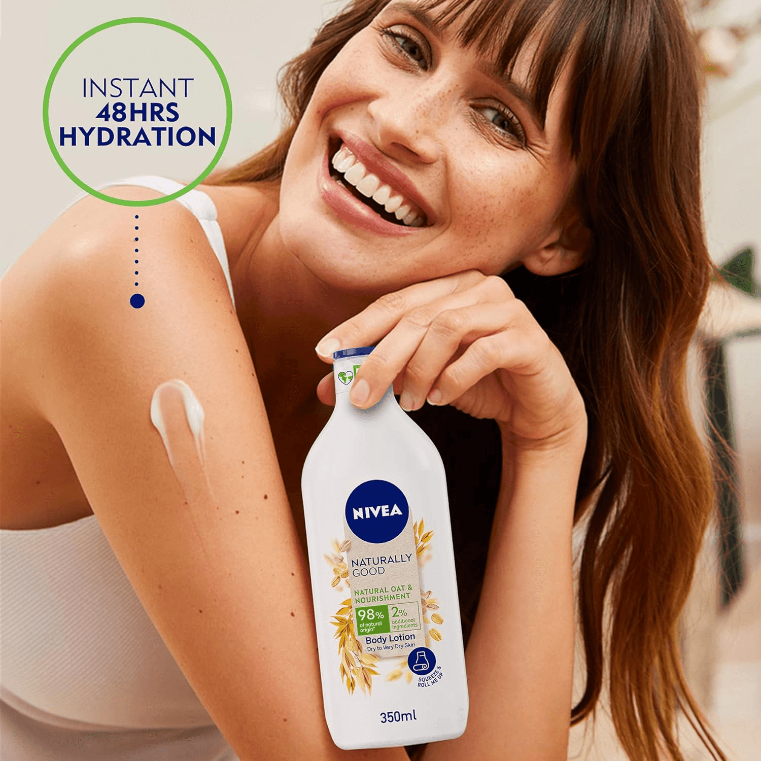 Nivea Body Lotion Naturally Good Natural Oat - 350ml - Pinoyhyper