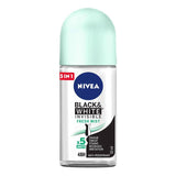 Nivea Fresh Mint Black & White Invisible 48H Roll On - 50ml - Pinoyhyper