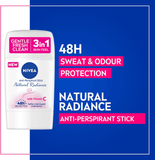 Nivea Natural Radiance 3 In 1 Antiperspirant Stick – 50ml - Pinoyhyper