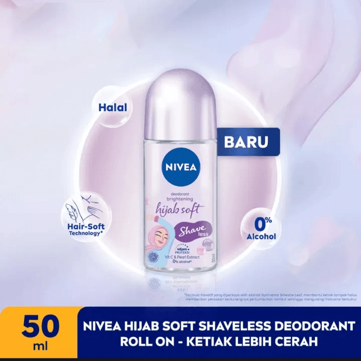 Nivea Roll On Brightening Hijab Soft - 50ml - Pinoyhyper