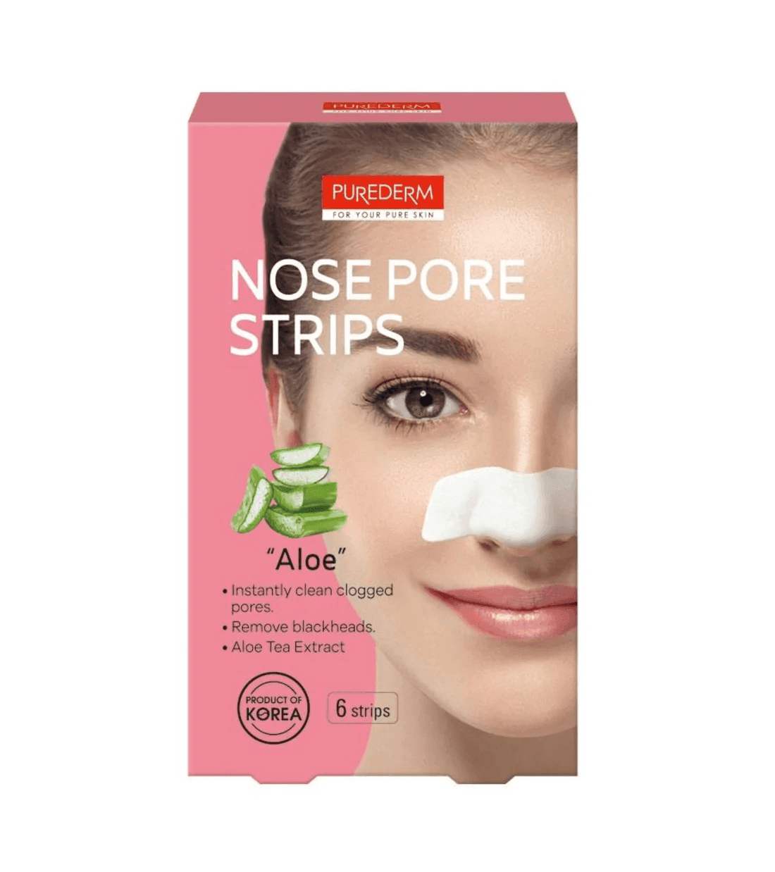 Nose Pore Strips (Aloe) - 6 Strips - Pinoyhyper