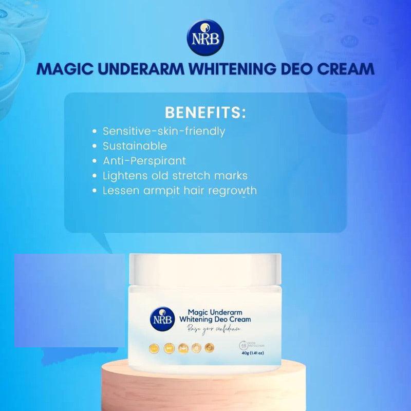 NRB Magic Underarm Whitening Deo Cream - 40g - Pinoyhyper