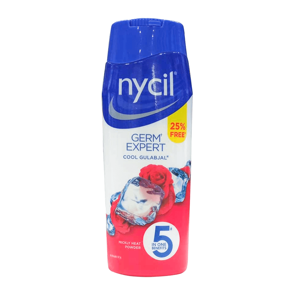 Nycil Cool Gulabjal Prickly Heat Talcum Powder - 187.5g - Pinoyhyper