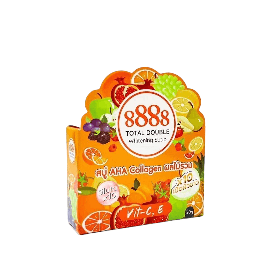 Original 8888 Total Double Whitening Soap - 80g - Pinoyhyper