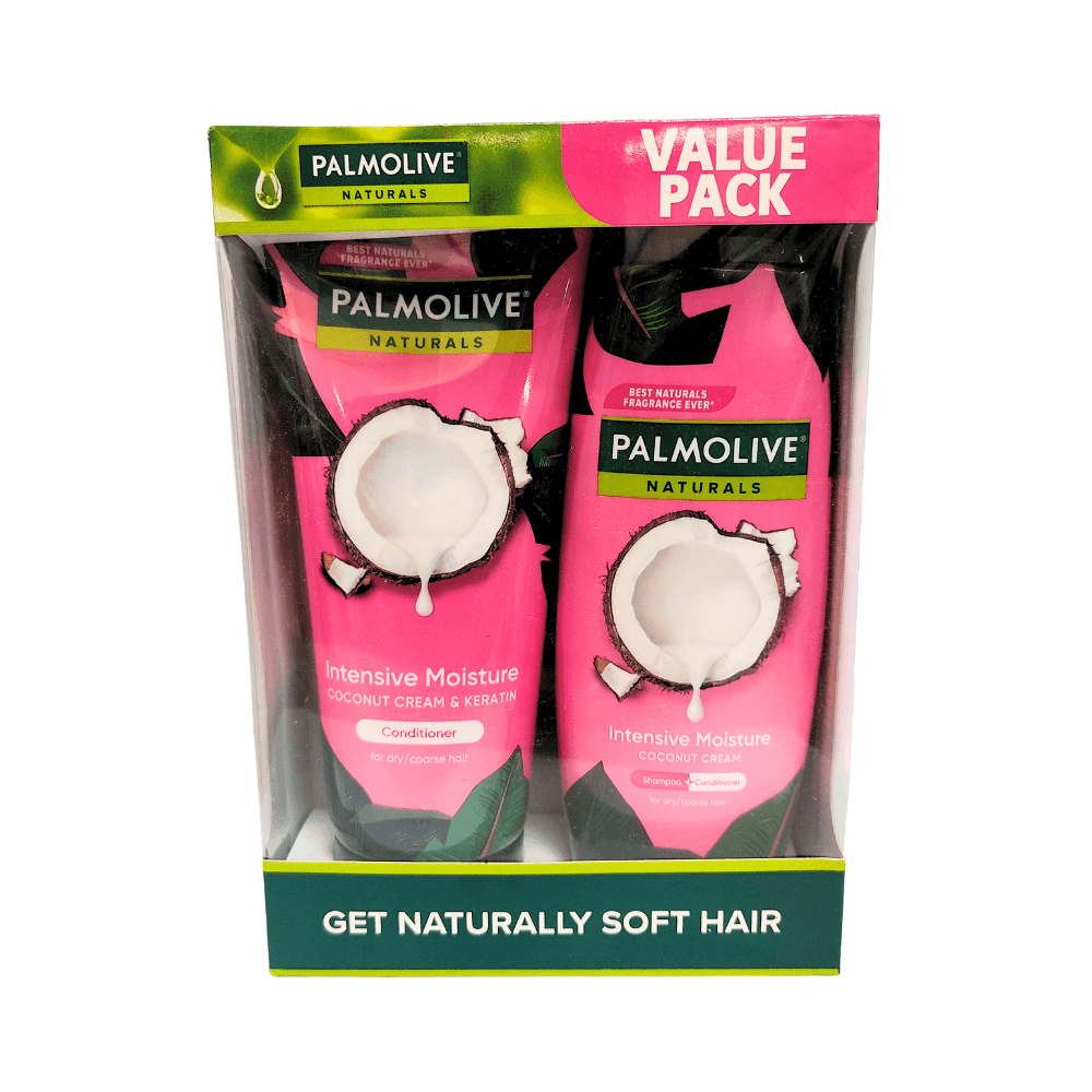 Palmolive Naturals Intensive Moisture Shampoo + Conditioner - 180ml x 2Pcs (Offer) - Pinoyhyper