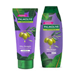 Palmolive Naturals Silky Straight Shampoo + Conditioner - 180ml x 2Pcs (Offer) - Pinoyhyper