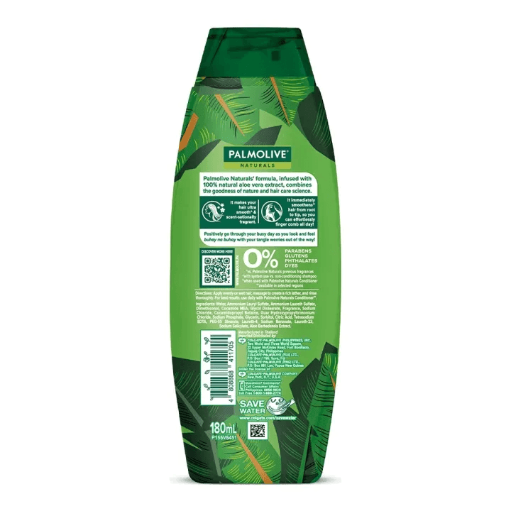 Palmolive Naturals Ultra Smooth Aloe Vera Shampoo & Conditioner - 180ml - Pinoyhyper