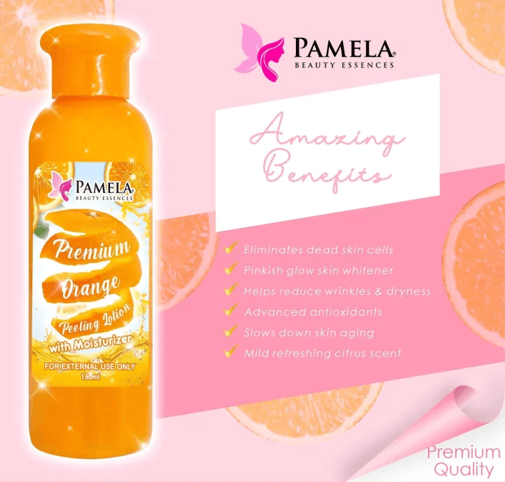 Pamela Premium Orange Peeling Lotion - 150ml - Pinoyhyper