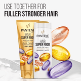 Pantene Pro-V Hair Superfood Shampoo + Conditioner - 400ml + 200ml - Pinoyhyper