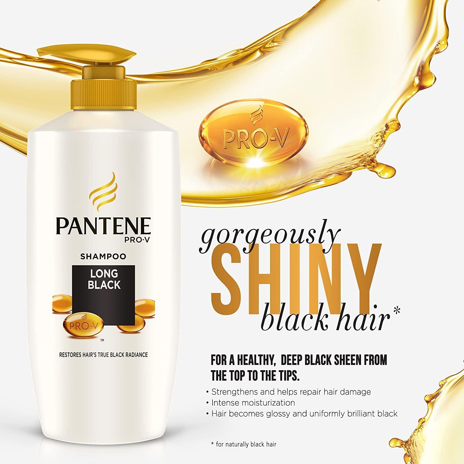 Pantene Pro-v Shampoo Long Black - 480ml - Pinoyhyper