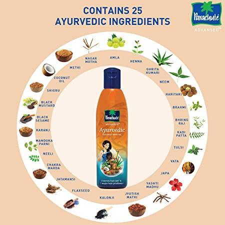 Parachute Advanced Ayurvedic Coconut Hair Oil -300ml - Pinoyhyper