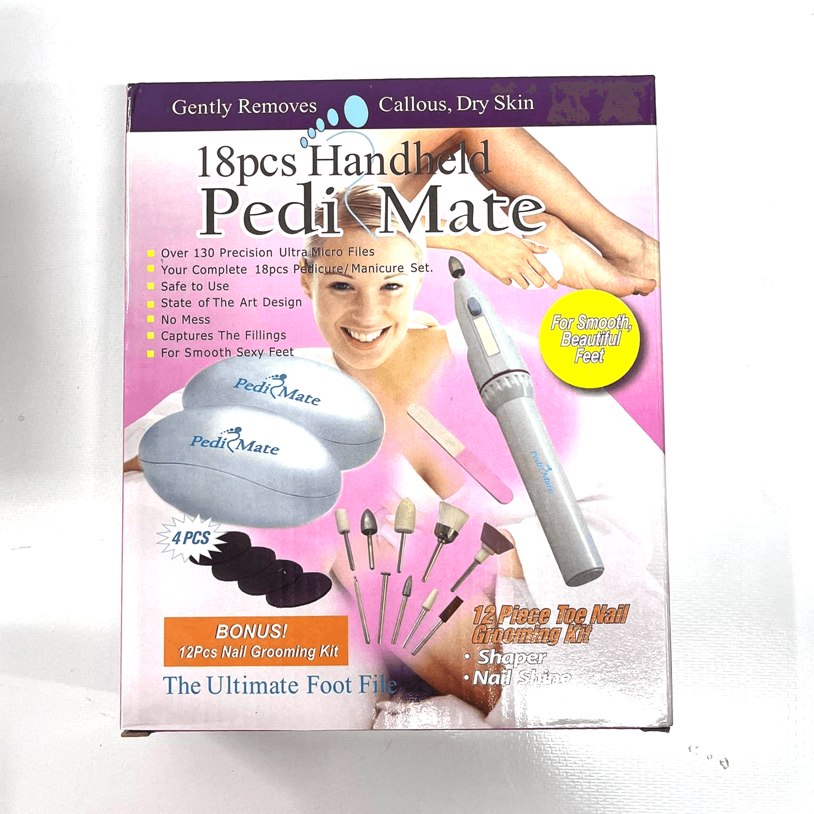 Pedi Mate 18Pcs Handheld Pedicure Set - Pinoyhyper