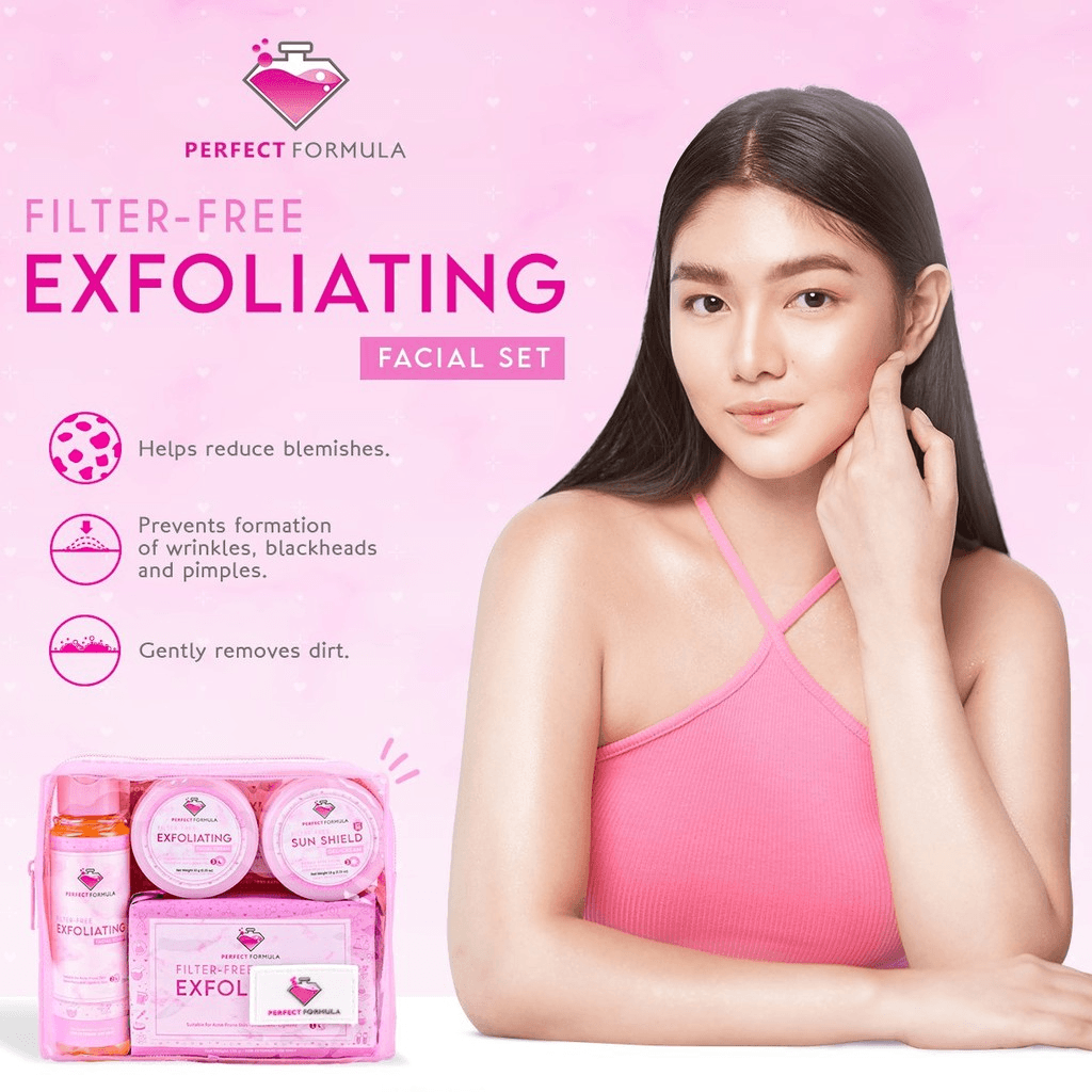 Perfect Formula Filter Free Exfoliating Facial Set (Old Packing) - Pinoyhyper