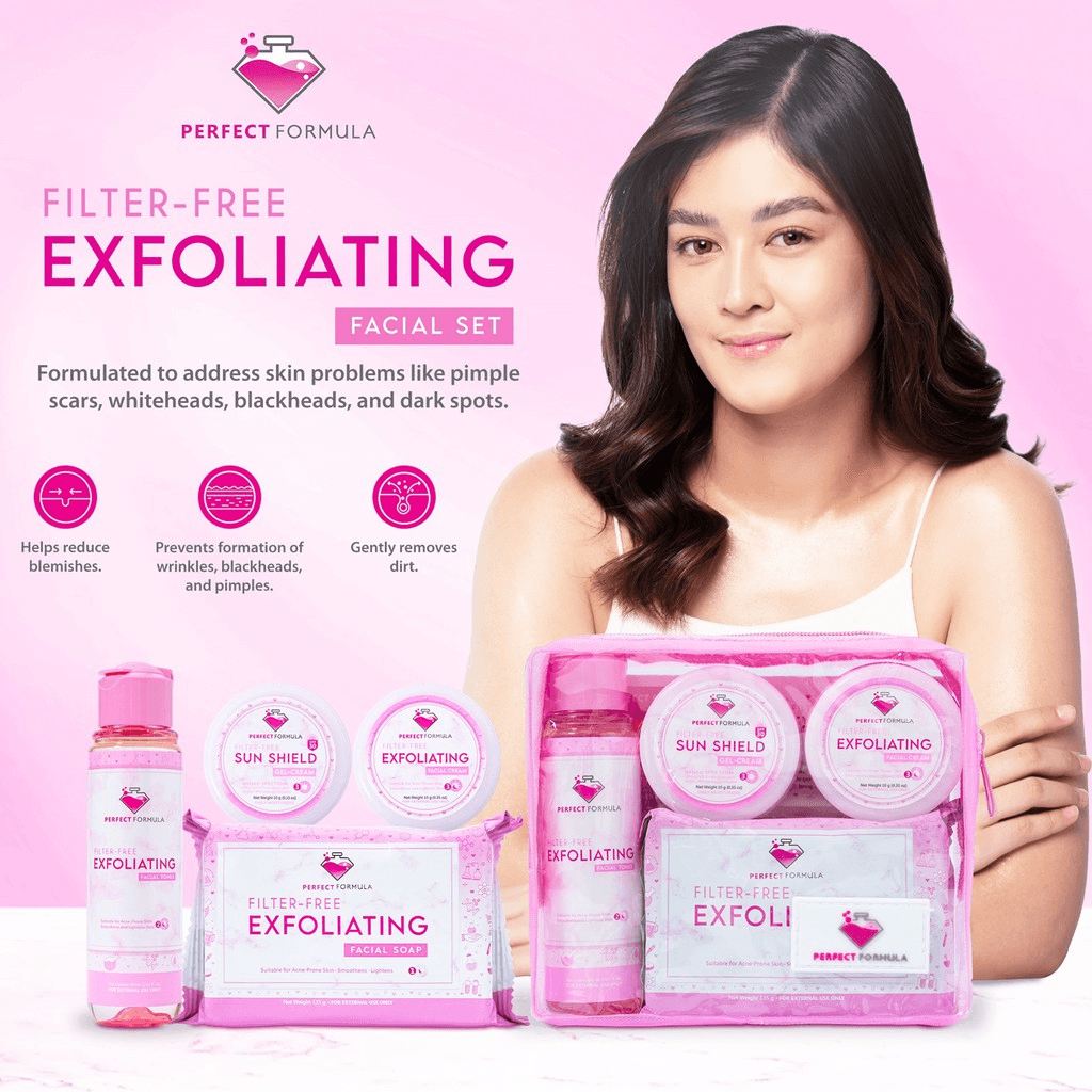 Perfect Formula Filter Free Exfoliating Facial Set (Old Packing) - Pinoyhyper