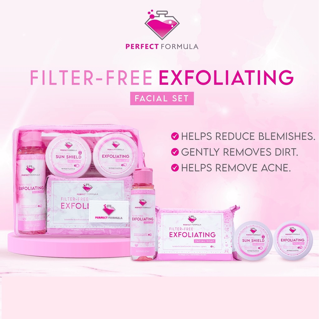 Perfect Formula Filter Free Exfoliating Facial Set (Old Packing) - Pinoyhyper