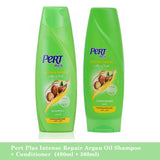 Pert Plus Intense Repair Argan Oil Shampoo + Conditioner (400ml + 360ml) - Pinoyhyper