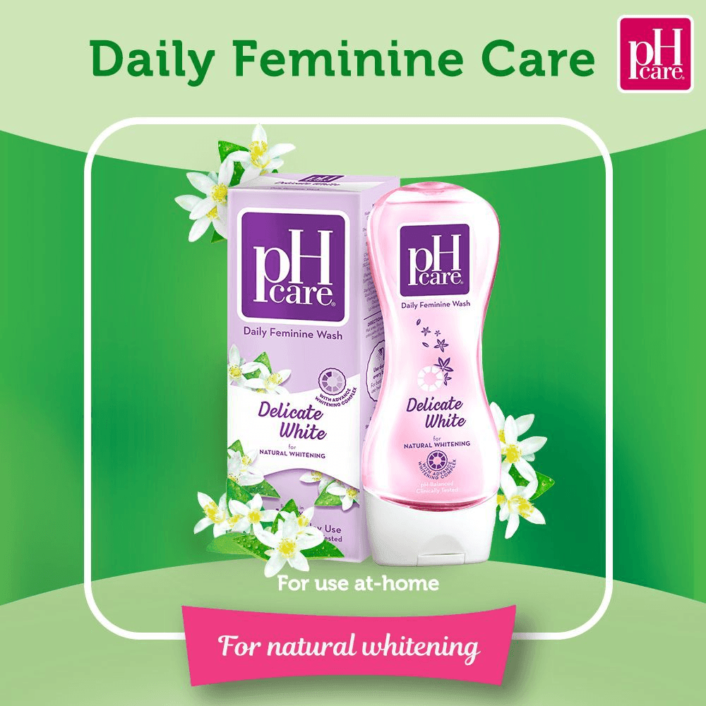 pH Care Daily Feminine Wash Delicate White - 50ml - Pinoyhyper