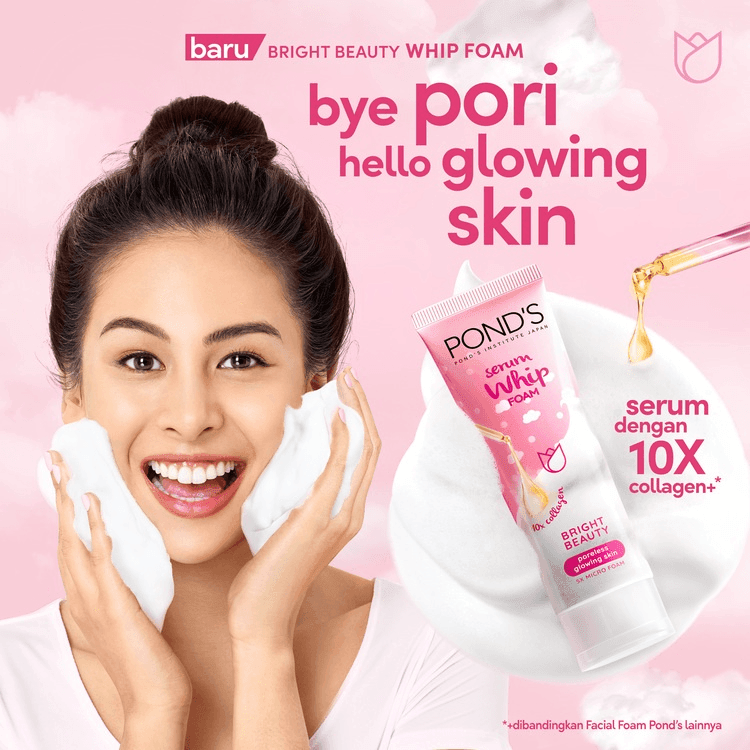 Pond's Bright Beauty Serum Whip Foam - 100g - Pinoyhyper