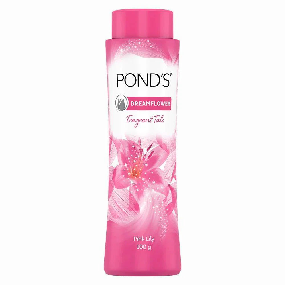 Ponds Dreamflower Fragrant Pink Lily Talcum Powder - 100 gm - Pinoyhyper