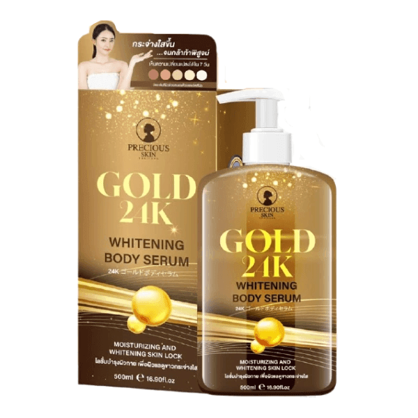 Precious Skin Gold 24K Whitening Body Serum - 500ml - Pinoyhyper