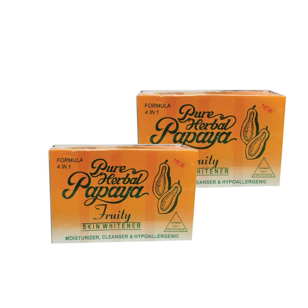 Pure Herbal Papaya 4 In 1 Formula - 135gm x 2 Pcs - Pinoyhyper