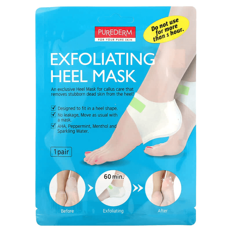 Purederm Exfoliating Heel Mask - 1 Pair - Pinoyhyper