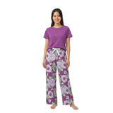 Women’s Plain Pajama 2Pcs Set - 3002