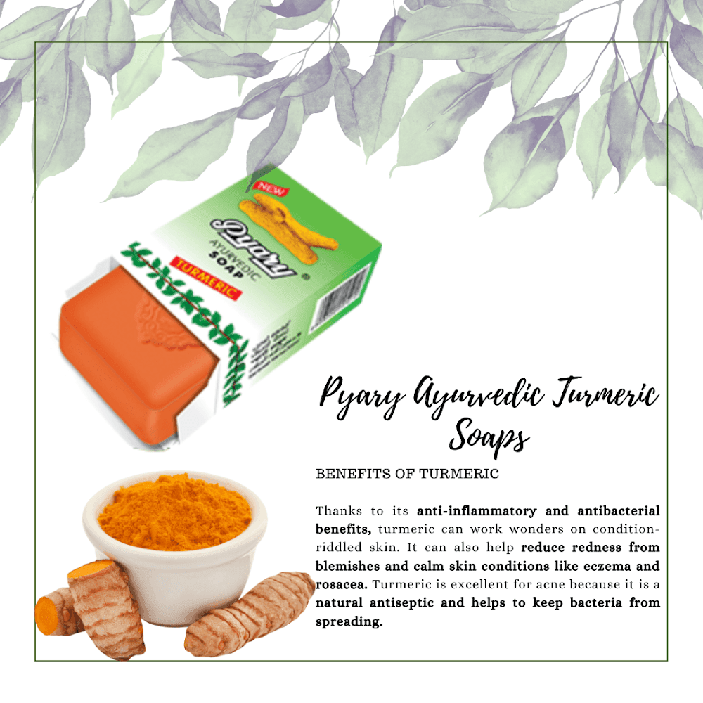 Pyary Ayurveda Soap Turmeric - 75g - Pinoyhyper