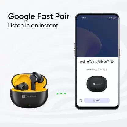 Realme T100 True Wireless Earbuds Original - Black - Pinoyhyper