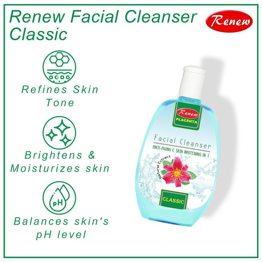 Renew Placenta Facial Cleanser Classic - 250ml - Pinoyhyper