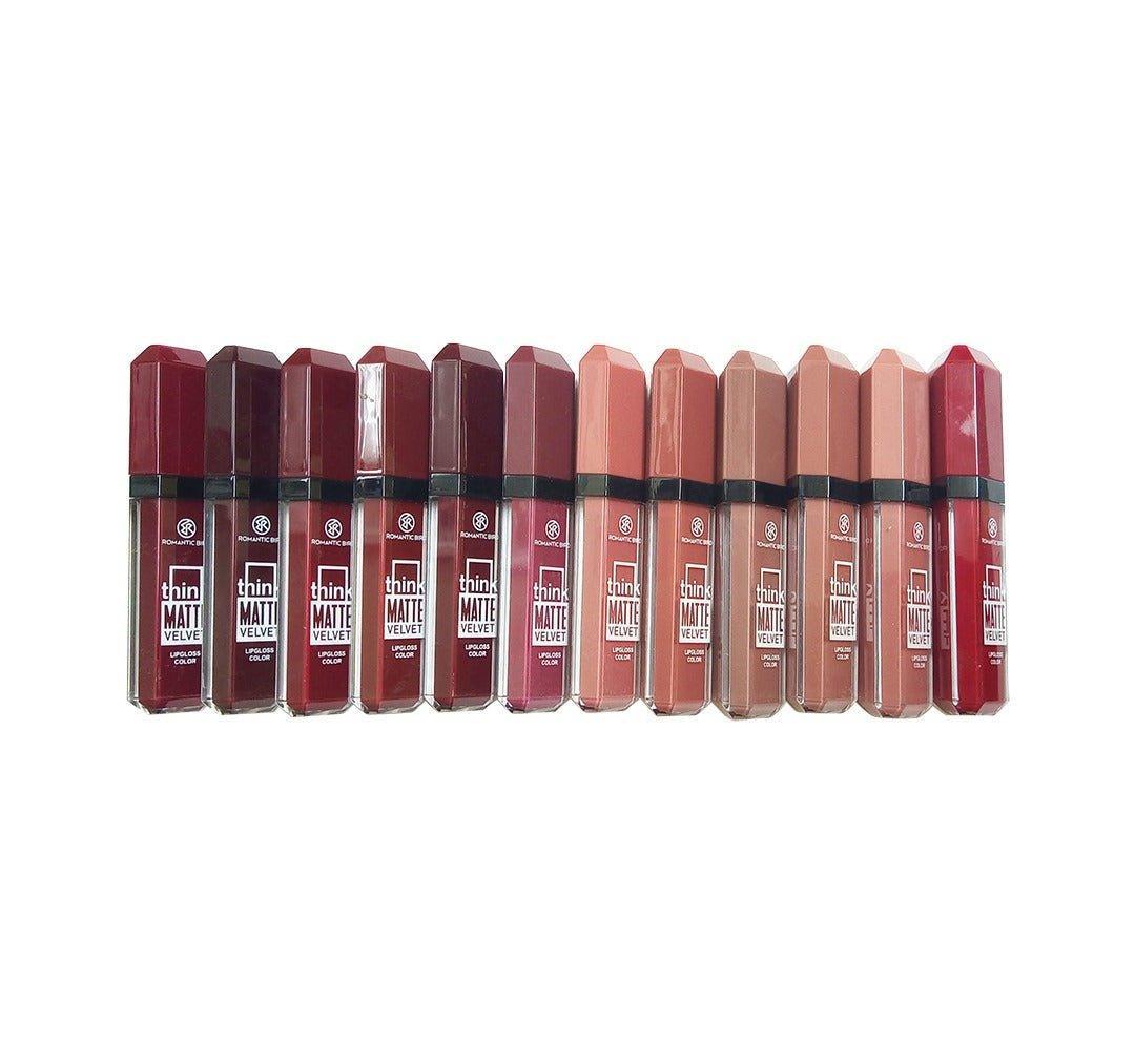 Romantic Bird Lip Gloss Lipstick -12 Pcs - Pinoyhyper