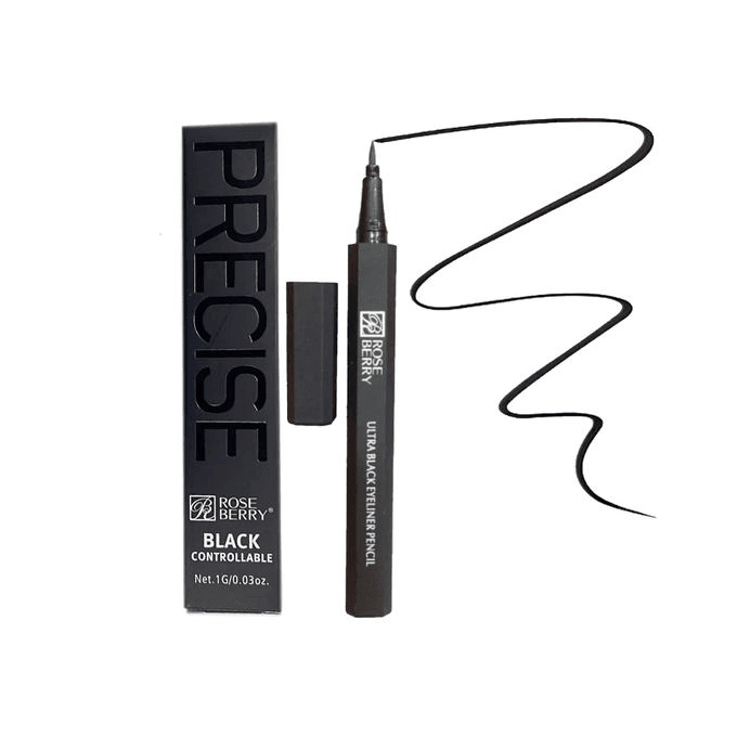 Rose Berry Controllable Ultra Black Eyeliner Pencil - 1g - Pinoyhyper